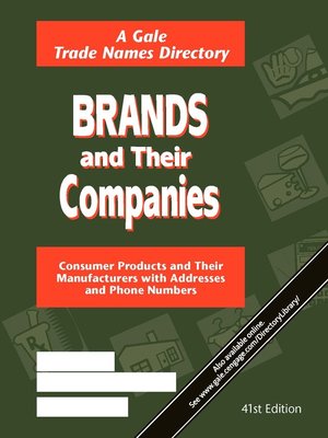 cover image of Brands and Their Companies